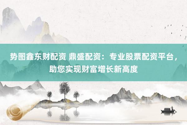势图鑫东财配资 鼎盛配资：专业股票配资平台，助您实现财富增长新高度